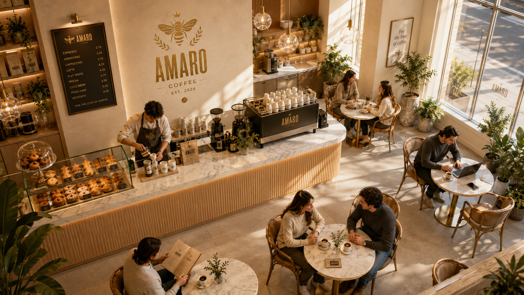 Amaro Coffee interior
