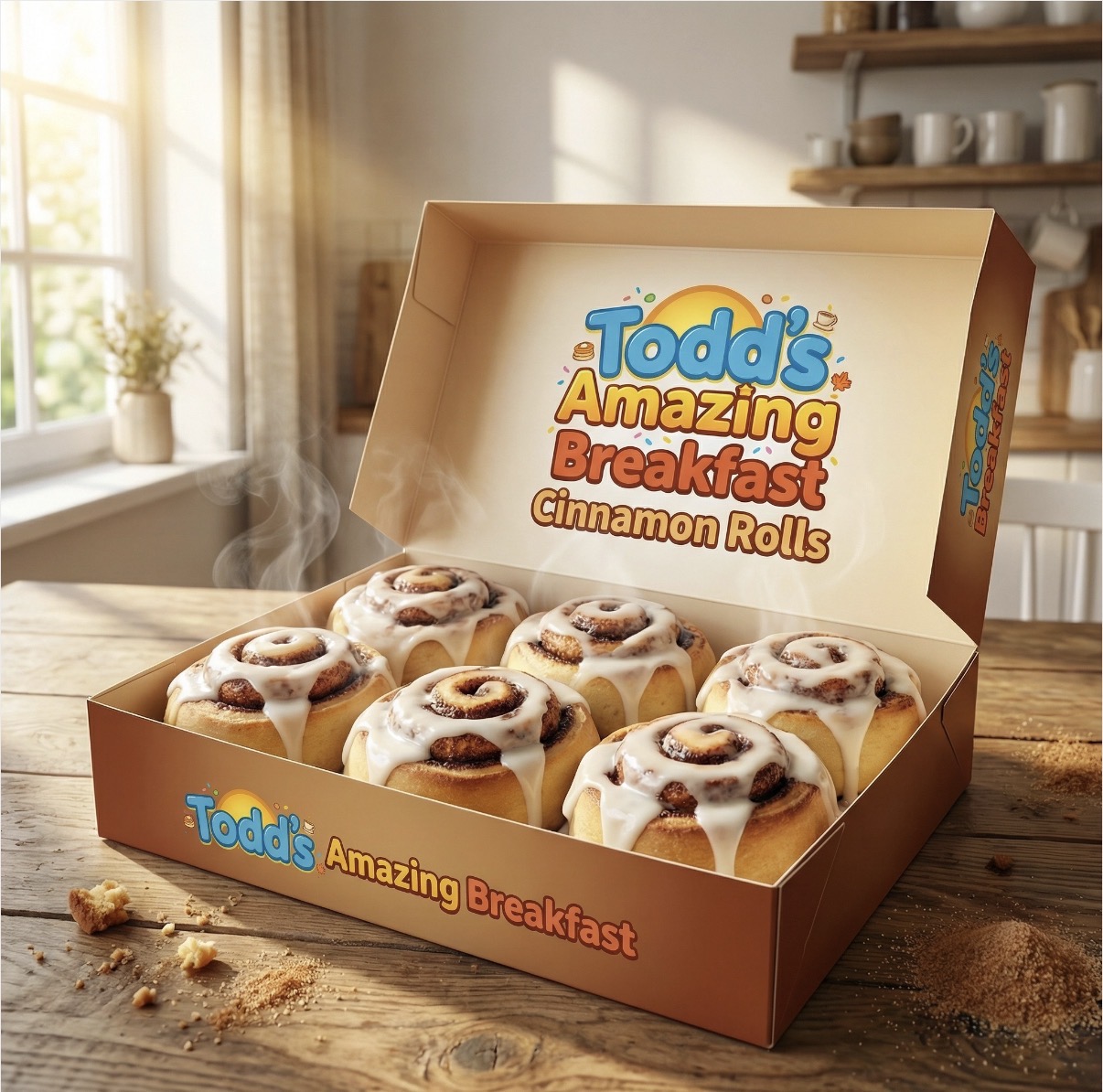Todd's cinnamon rolls